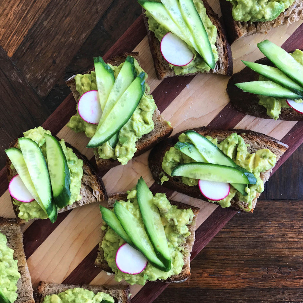 Avocado toast by A Squared Chefs